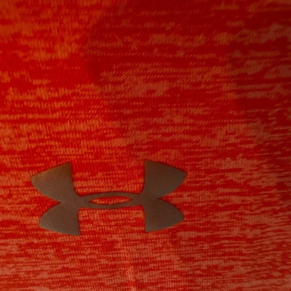 Under Armour Vibrant Orange Long SleeveAthletic Top - Picture 2 of 4